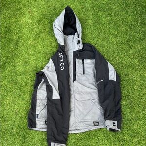 AFTCO Two-Tone Black and Gray Jacket